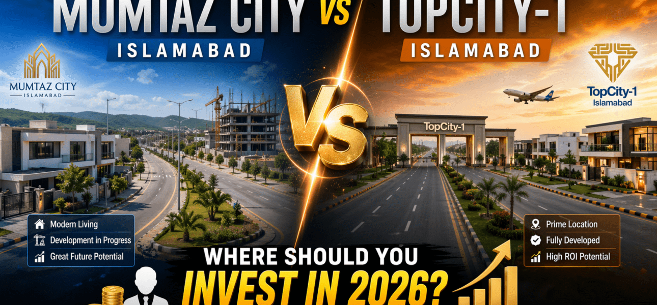 Mumtaz City Islamabad vs TopCity-1 Islamabad: Best Investment Choice in 2026