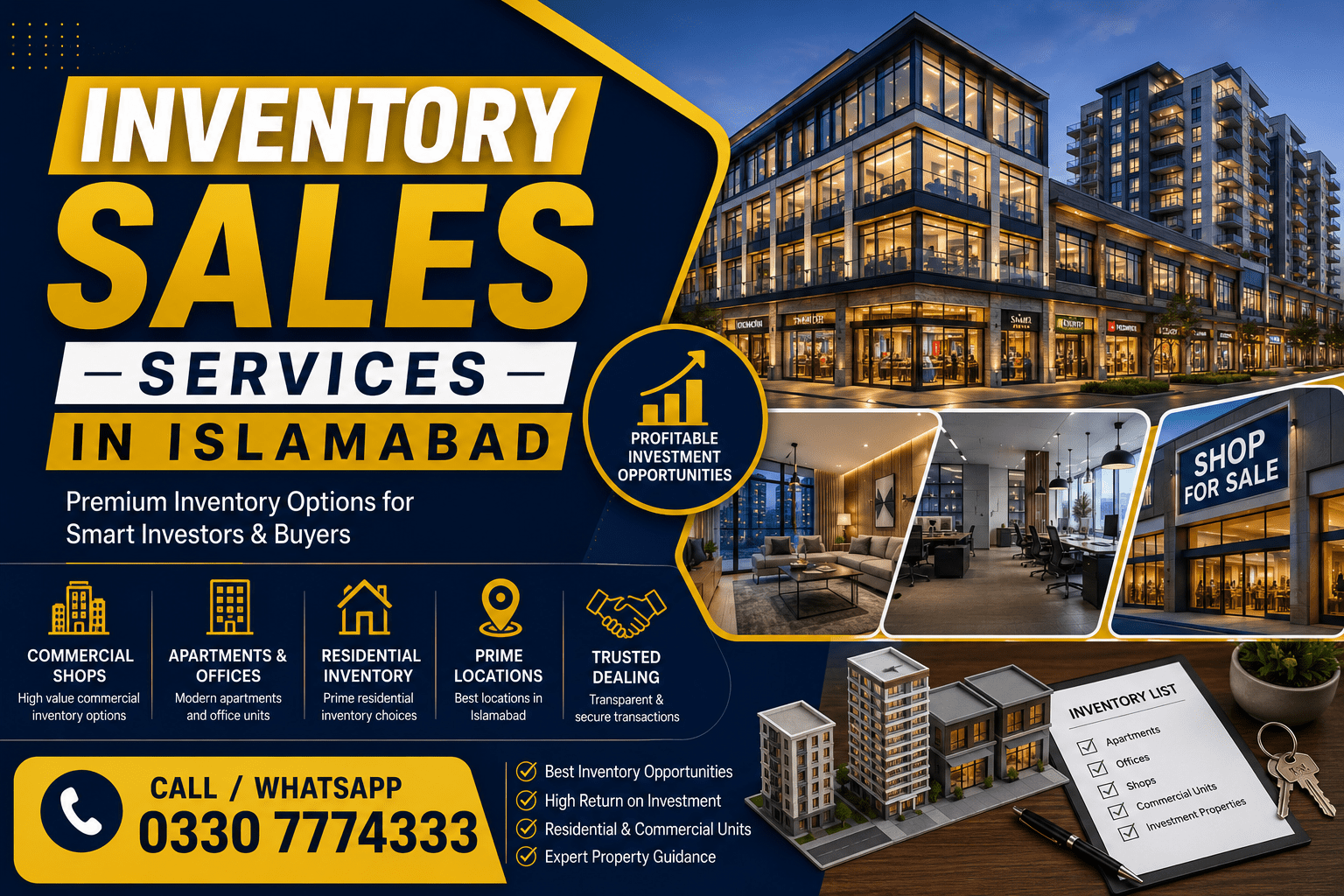 Inventory Sales Services in Islamabad