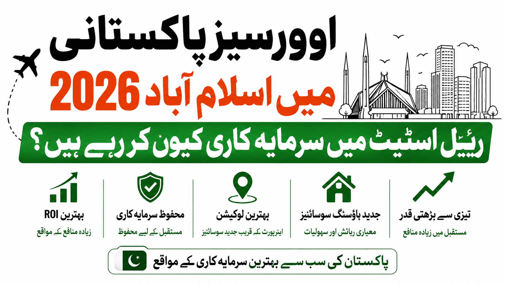 اوورسیز پاکستانی 2026 میں اسلام آباد رئیل اسٹیٹ میں سرمایہ کاری کیوں کر رہے ہیں؟